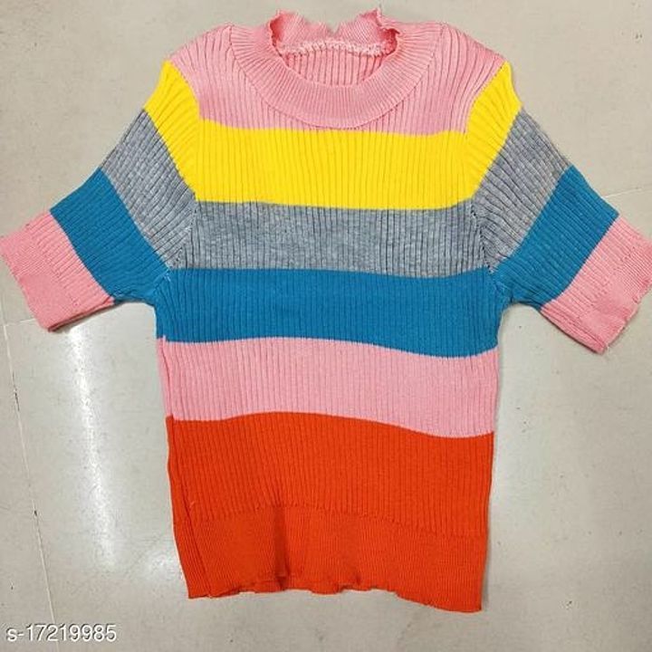 Rainbow top uploaded by Anshuja creations on 2/8/2021