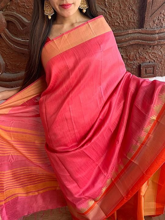 Geeta raw silk saree uploaded by Vibha Clothing on 2/8/2021