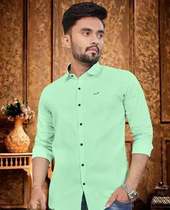 *Men's Cotton Solid Long Sleeve Casual Shirt*

*Price 380*

*Free Shipping Free Delivery*

*Fabric*: uploaded by SN creations on 1/1/2023