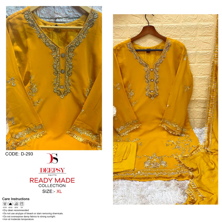 Pakistani dress. d no. D293 uploaded by AL HASHMI CREATION  on 5/28/2024