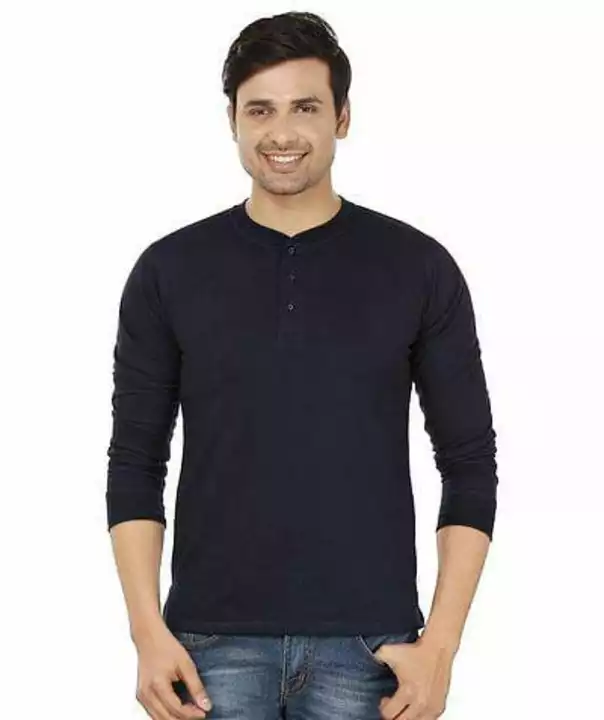 *Men's Polycotton Solid Henley Tees*

*Price 325*

*Free Shipping Free Delivery*

*Fabric*: Polycott uploaded by SN creations on 1/1/2023