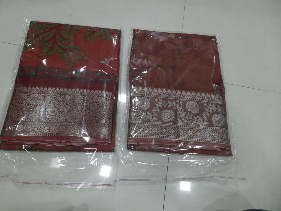 Silk kota digital print sarees uploaded by SAI MOUNIKA SAREES on 1/1/2023