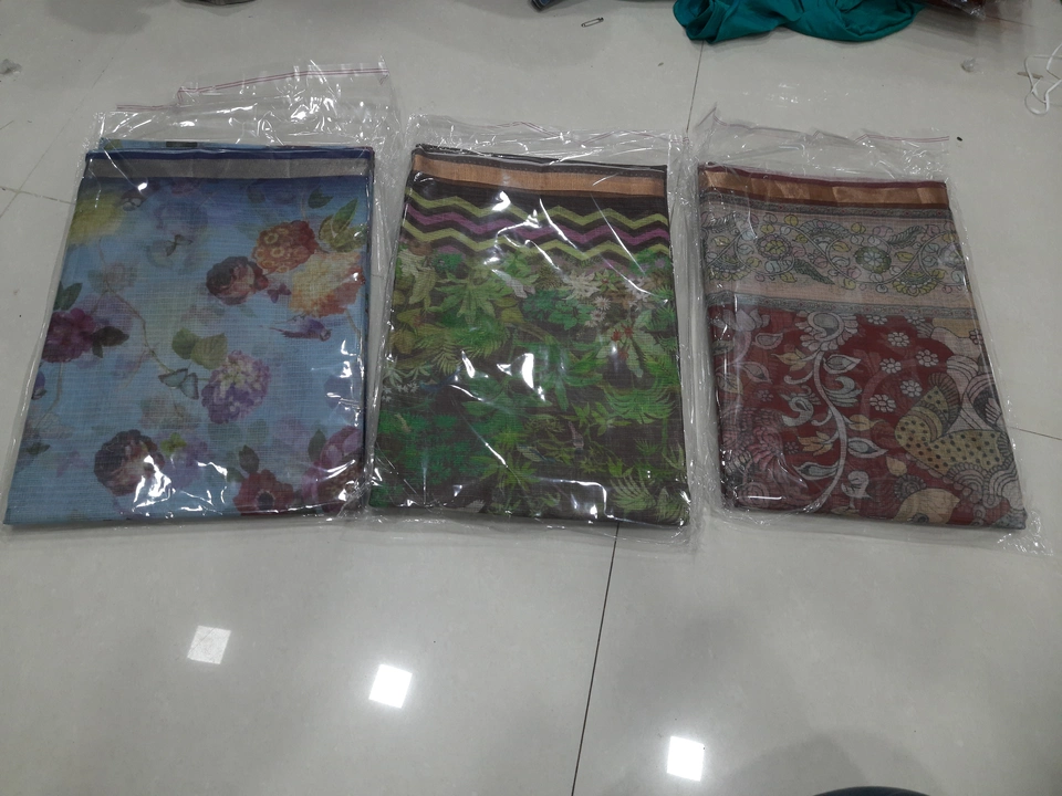 Digital cotton kota sarees uploaded by business on 1/1/2023