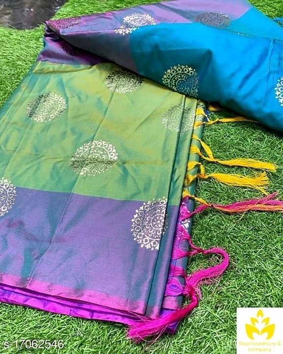 Post image *470
*Attractive silk saree with running blouse*
*Free shipping*
*Free cod*
