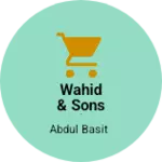 Business logo of Wahid & sons chikan arts