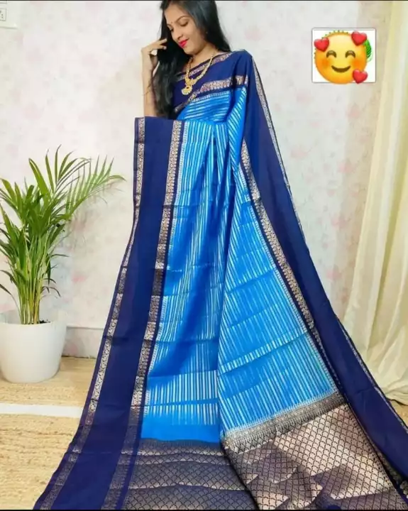 Post image Fancy Banarasi warm silk saree  ₹12.50