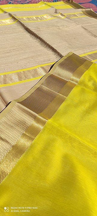 Maheshwari silk cotton jute pallu saree uploaded by business on 2/8/2021