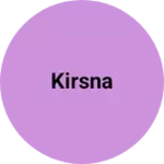 Business logo of Kirsna