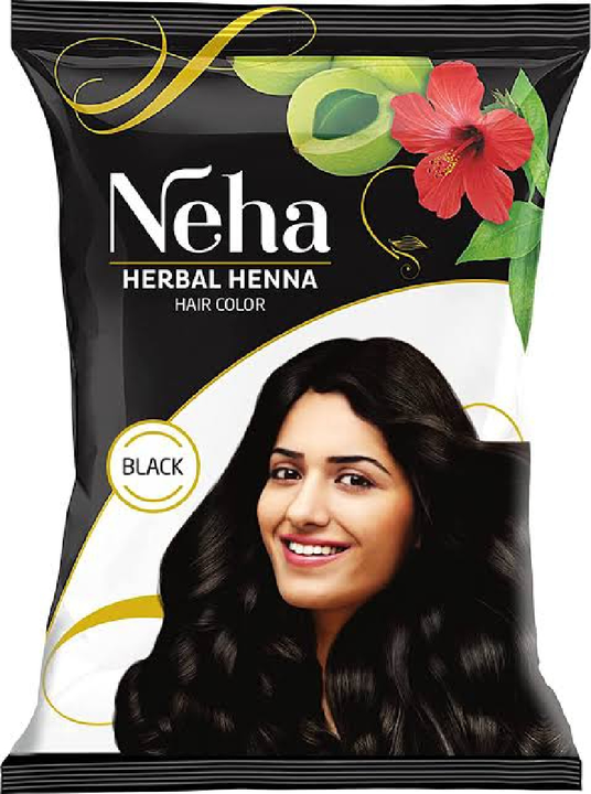 Neha herbal henna black hair color  uploaded by business on 1/2/2023