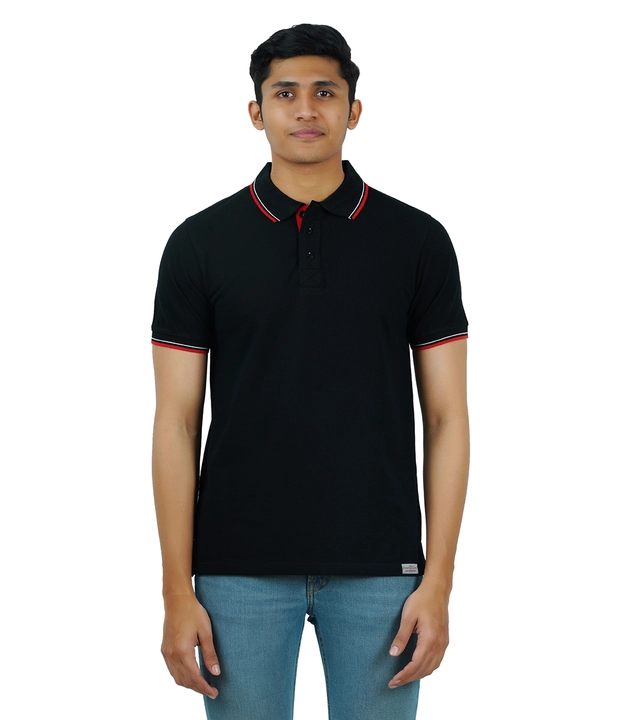 Mens Polo tshirt black uploaded by Smart Colors on 1/2/2023