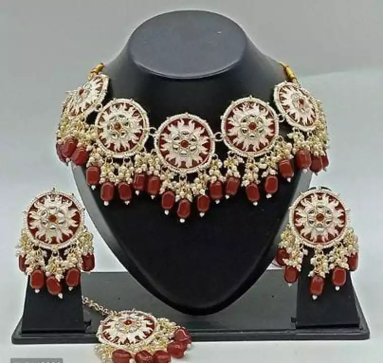 *Elegant Alloy Beads Jewellery Set*

*Price 500*

*Free Shipping Free Delivery*

*Material*: Alloy S uploaded by SN creations on 1/2/2023