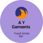 Business logo of A Y garments
