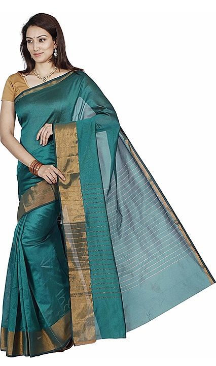 Monika silk Palin Zari Boarder uploaded by Tarique Handloom Saree on 2/8/2021