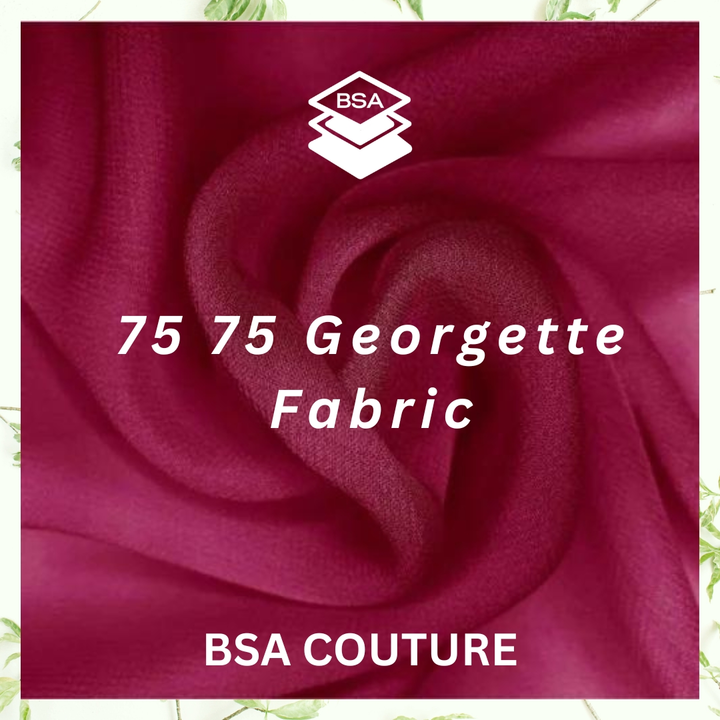 75 75 Georgette Fabric uploaded by business on 1/2/2023