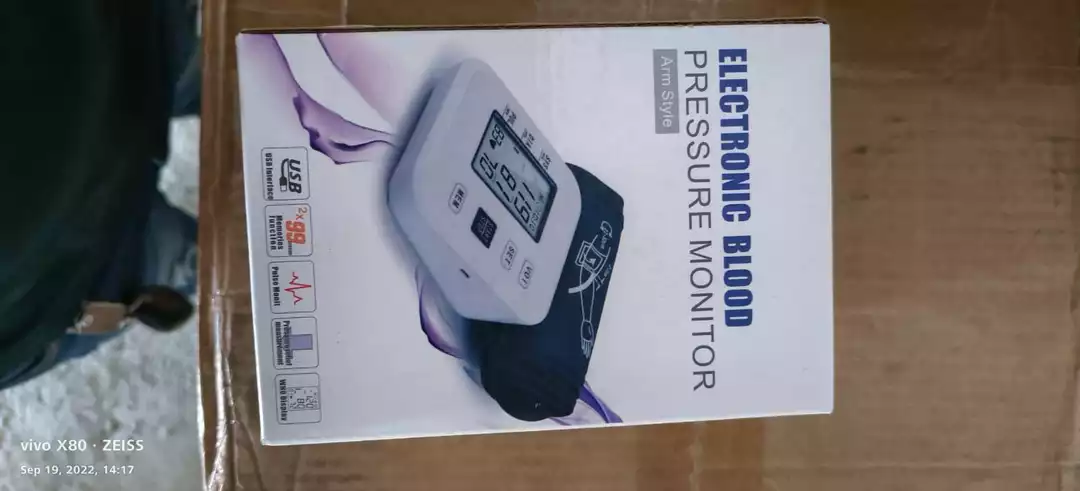 Digital blood pressure monitor machine  uploaded by tej.enterprises2016@gmail.com on 1/2/2023
