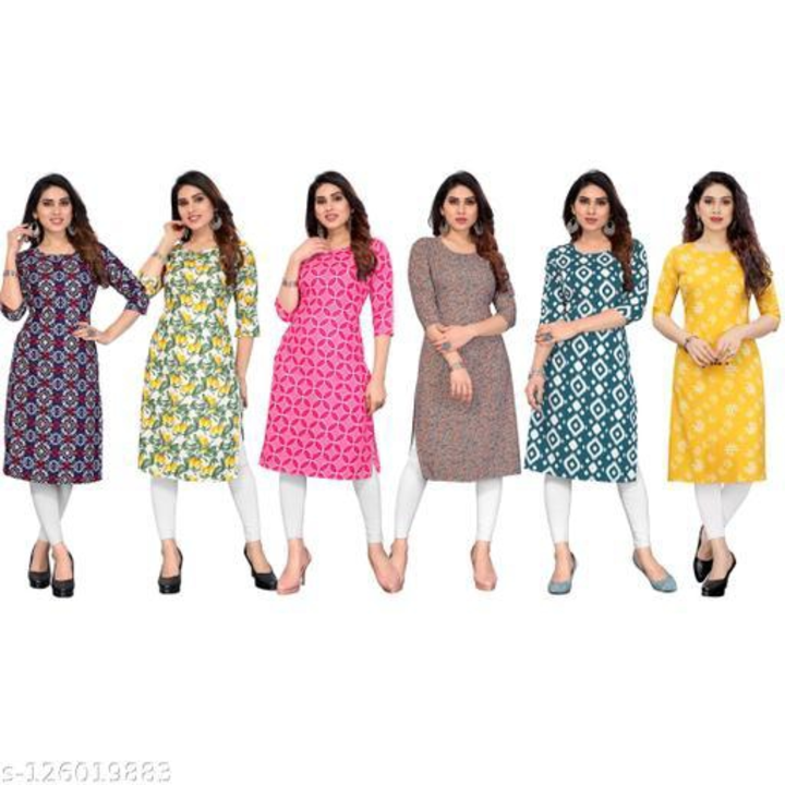 Multicolour printed kurti  uploaded by All clothes product on 1/2/2023