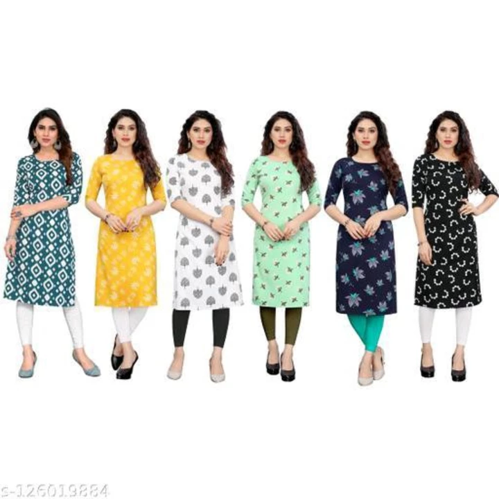 Multicolour printed kurti  uploaded by All clothes product on 1/2/2023