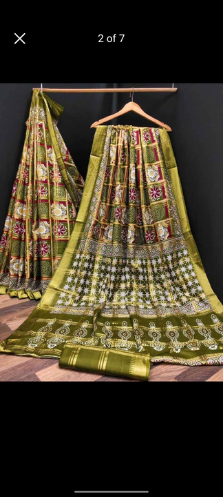 AJRAKH PRINT SAREE  uploaded by business on 1/2/2023