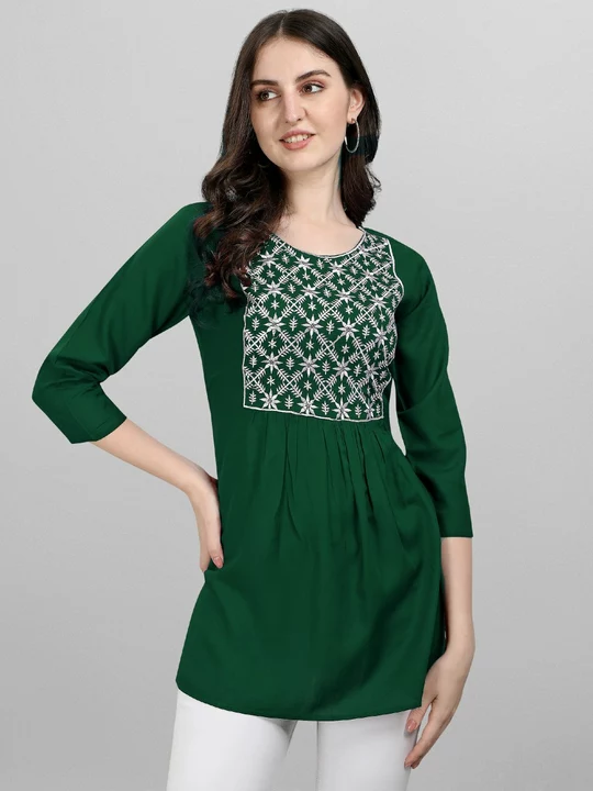 Keshvi embroidery top uploaded by business on 1/2/2023