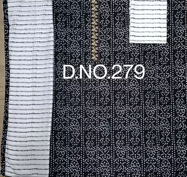 Cotton unstitched suit set  uploaded by business on 1/2/2023