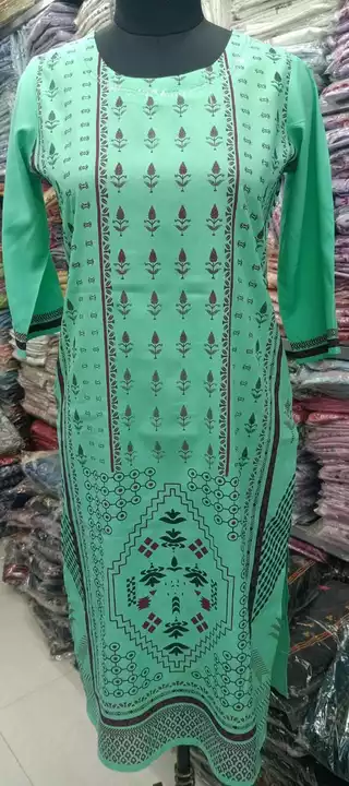 14kg Rayon gold printed kurti
Size set small to XXL
  uploaded by business on 1/2/2023
