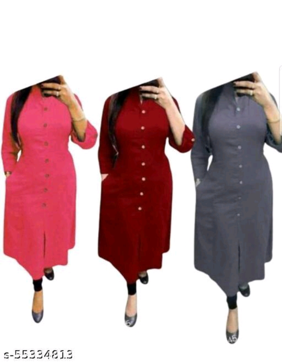Slub cotton kurti  uploaded by All clothes product on 1/2/2023