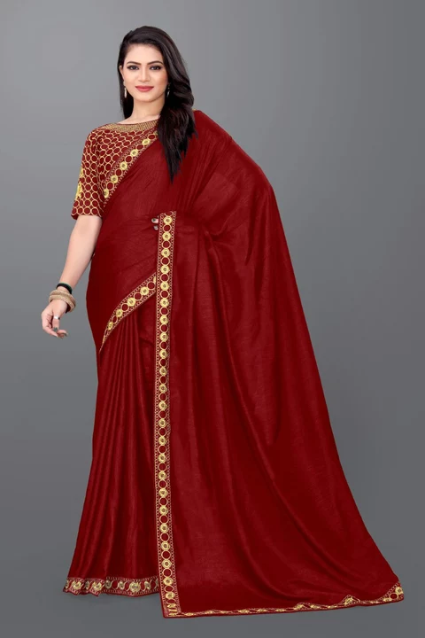 Beautiful embroidery work saree uploaded by RK FASHION on 1/2/2023
