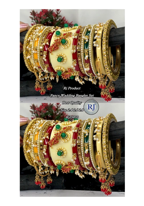 Wadding rajasthani full set  uploaded by Radhe jewellery  on 5/28/2024