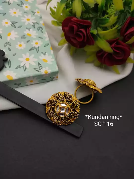 Kundan ring uploaded by Shreevari fashion on 5/30/2024
