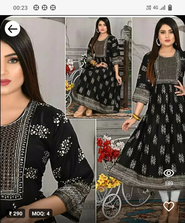 Post image I want to buy Kurta set with a total order value of ₹50000.