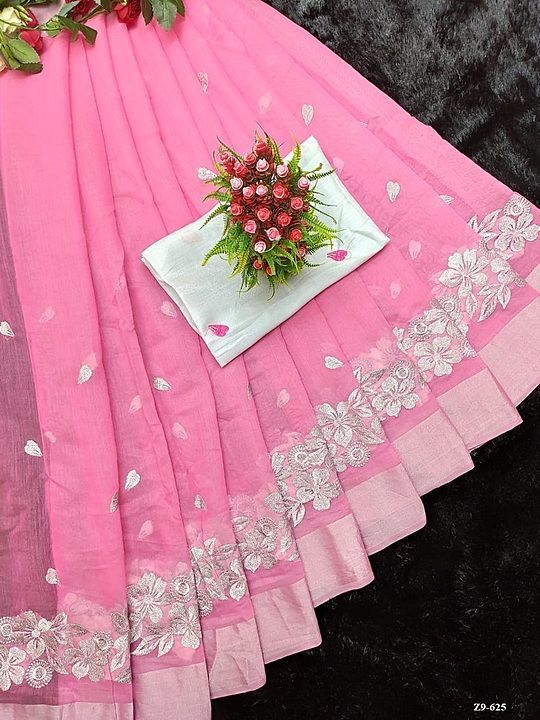 Chanderi fabric saree  uploaded by business on 2/9/2021