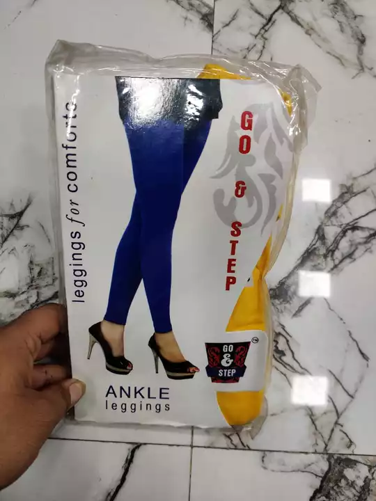 Four way Lycra cotton leggings uploaded by Swastik creation on 1/3/2023