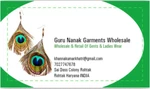 Business logo of GURU NANAK GARMENTS WHOLESALE