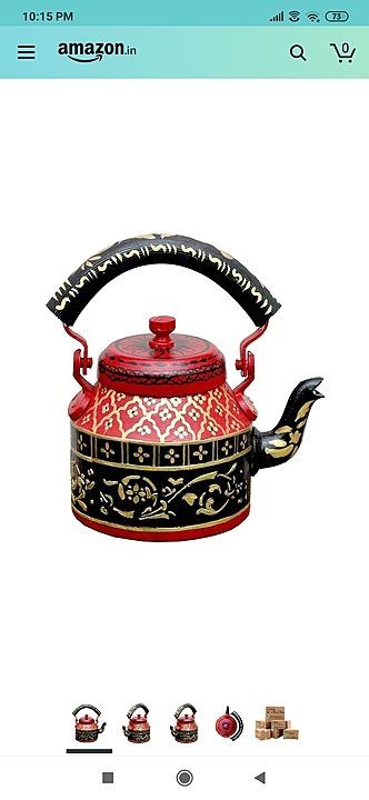 Post image Hand painted kettle with traditional style