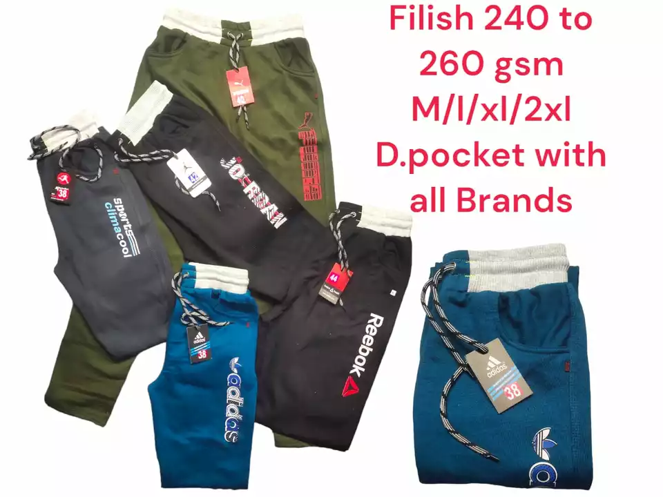 D.pocket trackpant uploaded by Deva Garments M:- 8818060475 on 1/3/2023