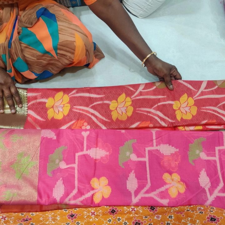 Cotton saree  uploaded by Trendy handmade fashion on 1/3/2023