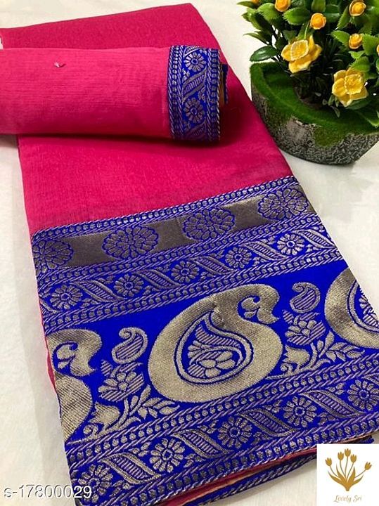 Silk sarees uploaded by Lovely Fashion World on 2/9/2021