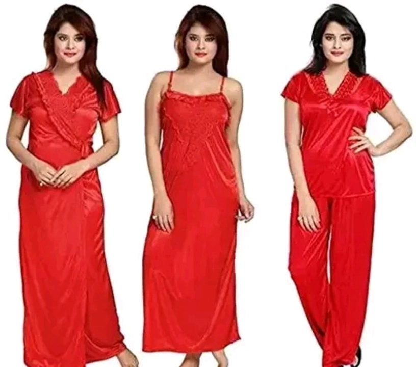 Night dress modern ware combo pack  uploaded by PLP Fashion on 1/3/2023