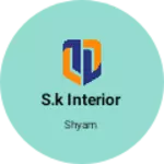 Business logo of S.K interior