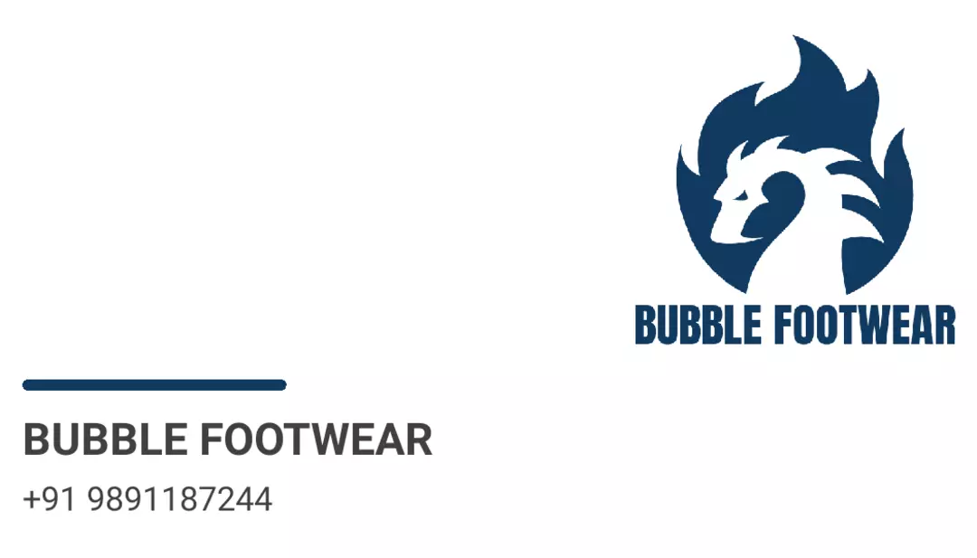 Visiting card store images of Bubble Footwear