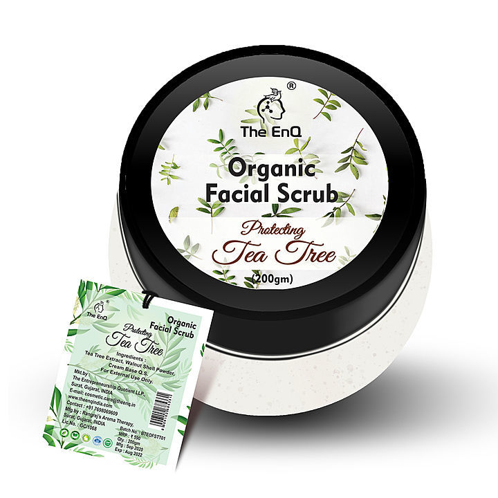 The enq organic facial scrub protecting tea tree  uploaded by business on 2/9/2021