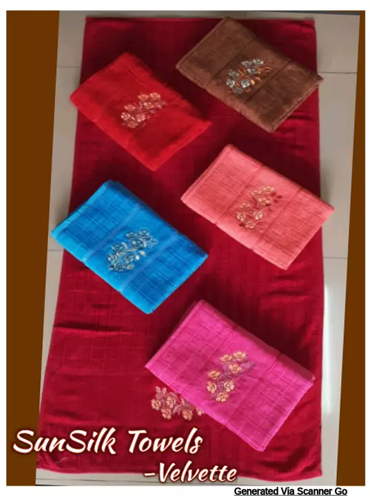 Sunsilk Towels (Velvette) uploaded by Kaveri Textiles on 1/3/2023