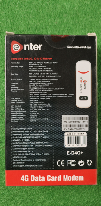 4G Data card modem uploaded by MBCZ on 1/3/2023