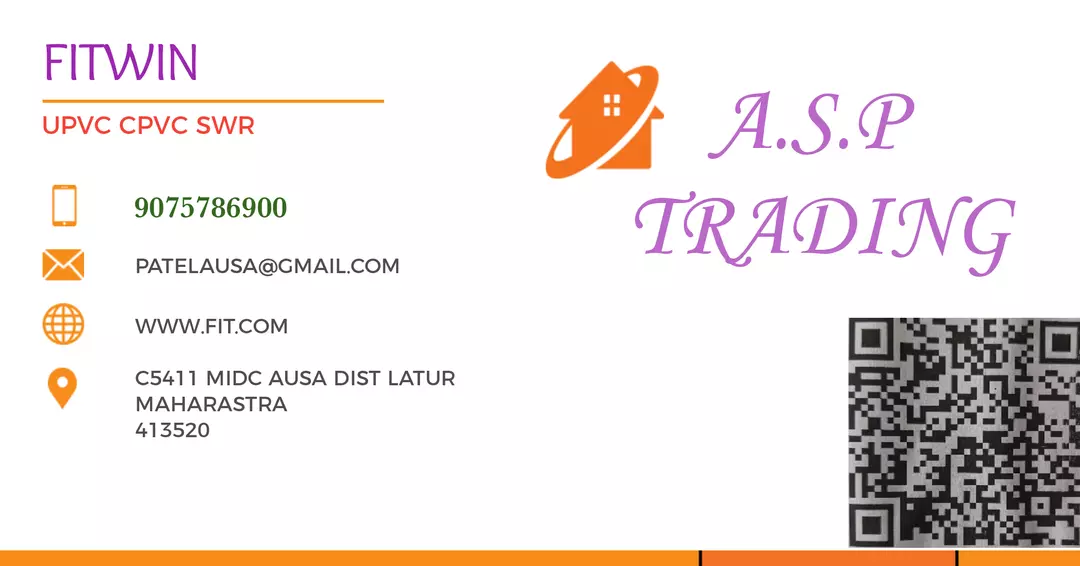 Visiting card store images of A.S.P TRADING AUSA