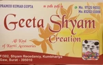 Business logo of Geeta shyam creation based out of Surat