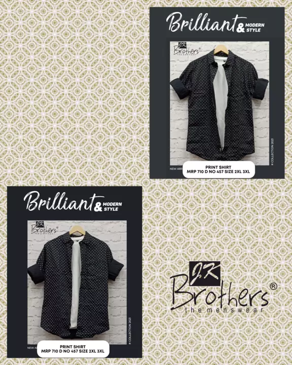 Men's Cotton Print Shirt  uploaded by Jk Brothers Shirt Manufacturer  on 1/3/2023