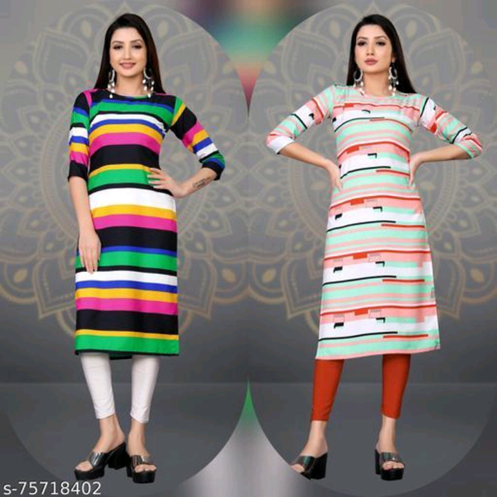 Women printed A line kurti  uploaded by All clothes product on 1/3/2023