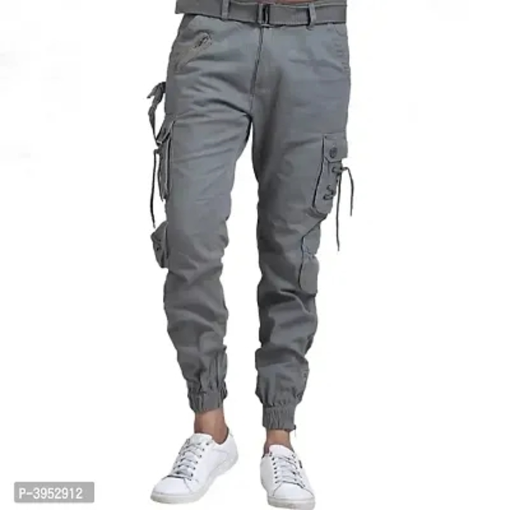 Men's Cotton Solid Casual Cargo Pants uploaded by Kanchan on 1/3/2023