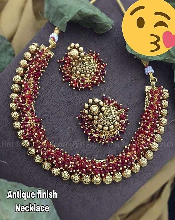 Necklace uploaded by Saraswathi Fashion on 2/9/2021