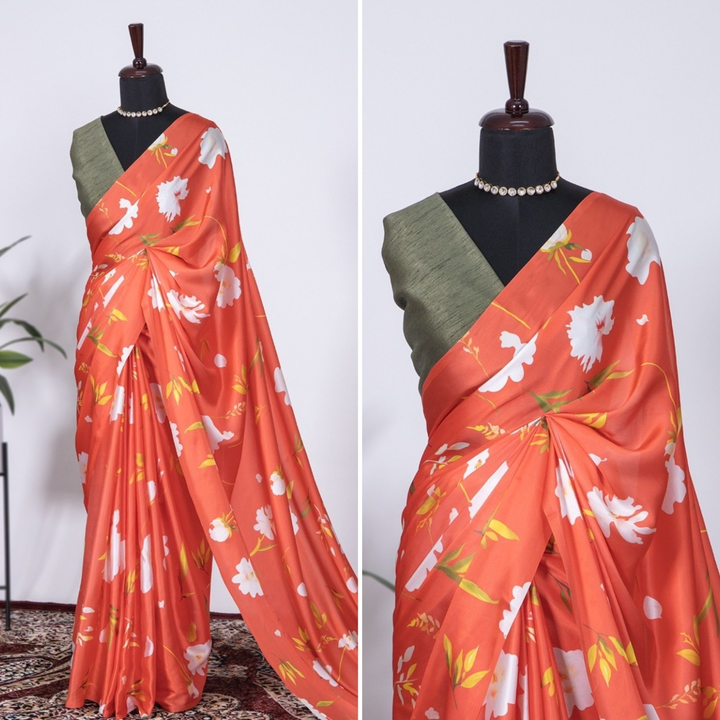 Digital printing sarees uploaded by Granth Creations  on 1/3/2023